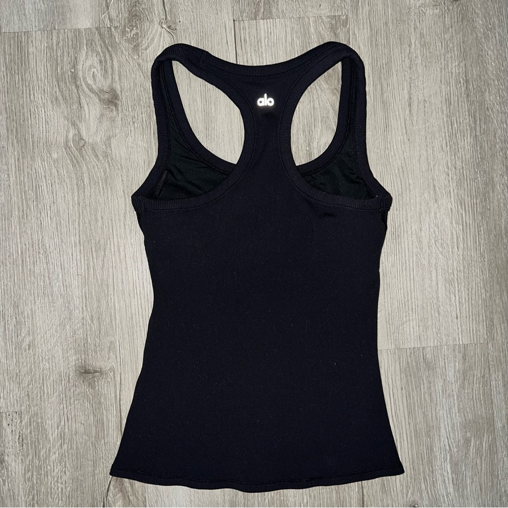 ALO Yoga Racerback  Ribbed Tank Top - Picture 5 of 5